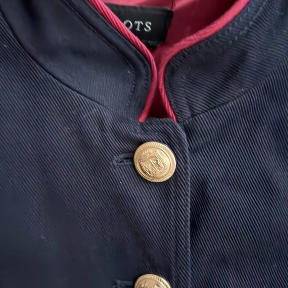 Talbots Navy Blazer with Gold Buttons size 8 EUC - Picture 2 of 5